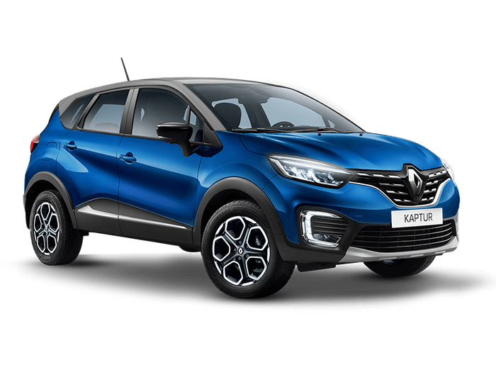 Renault Kaptur  Синий с серебристой крышей