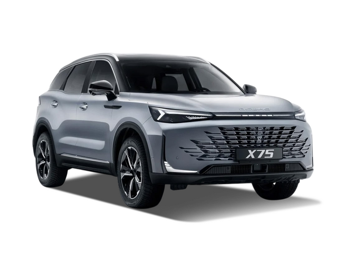 BAIC X75 Серебристый металлик с чёрной крышей